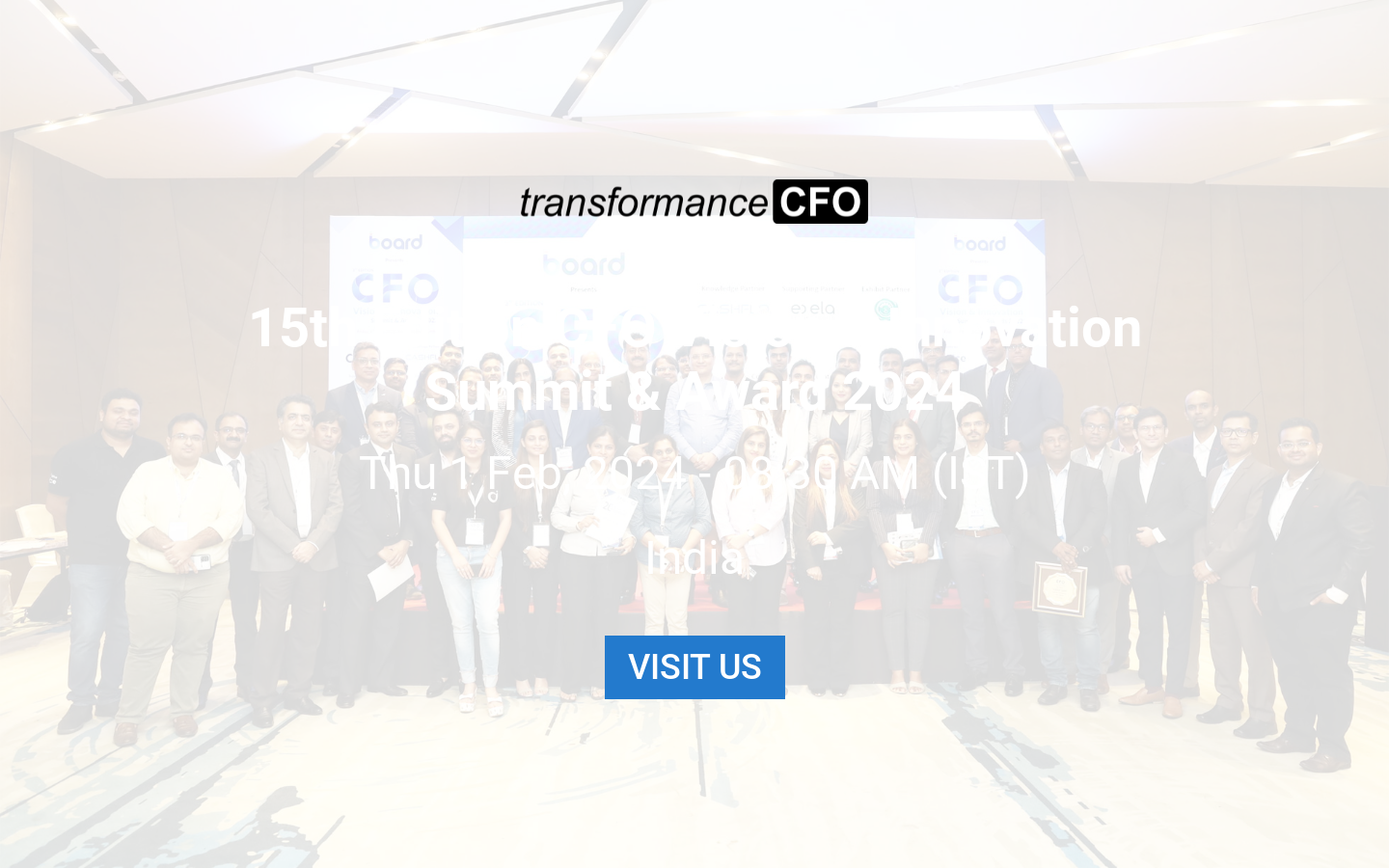 15th Edition CFO Vision & Innovation Summit & Award 2024