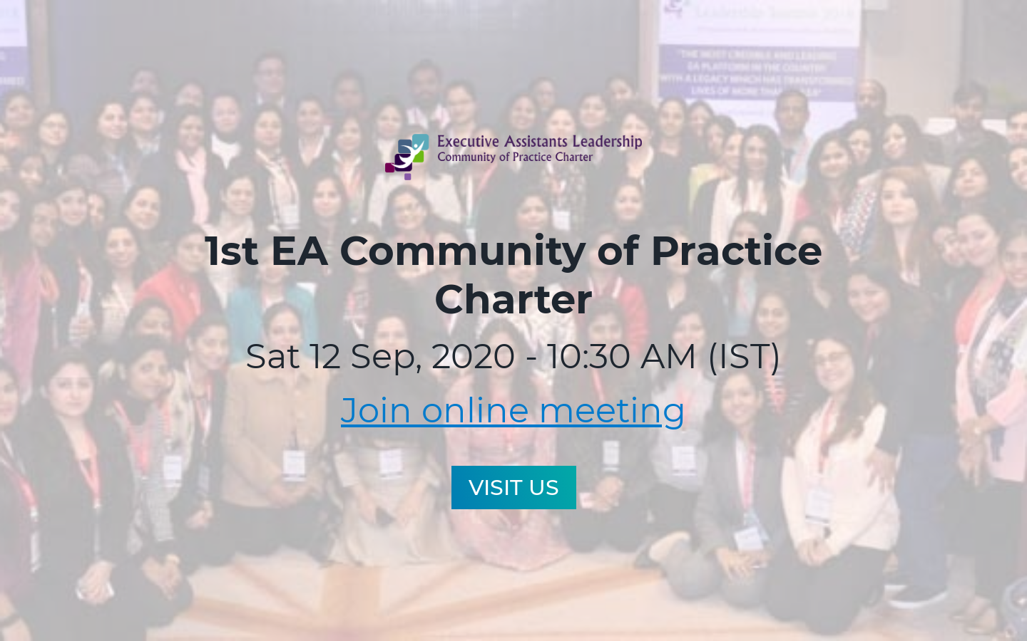 1st EA Community of Practice Charter